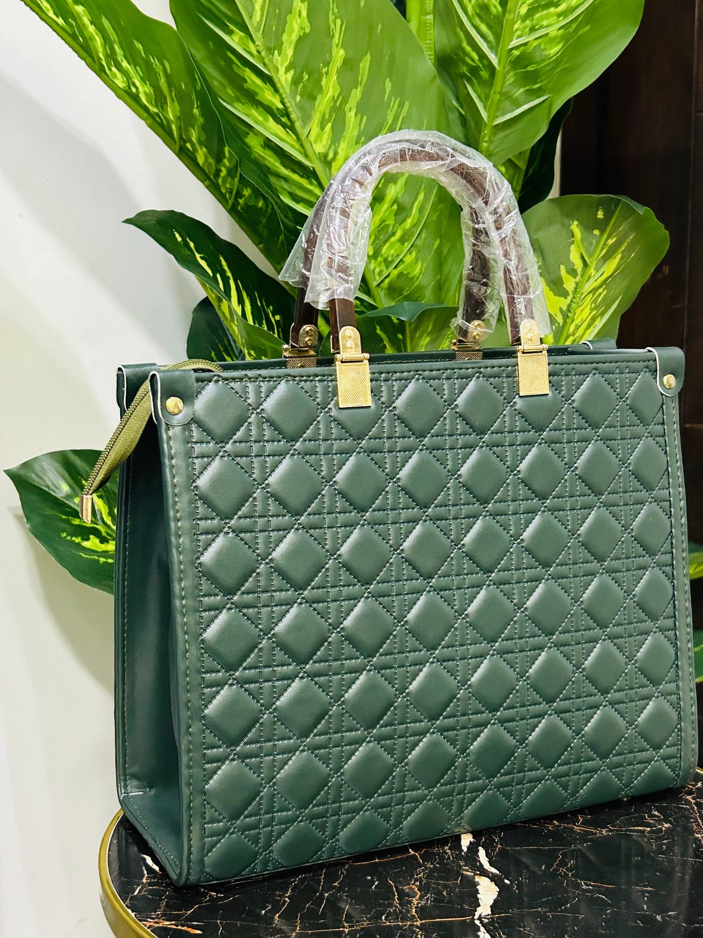 Green Box Tote Bag