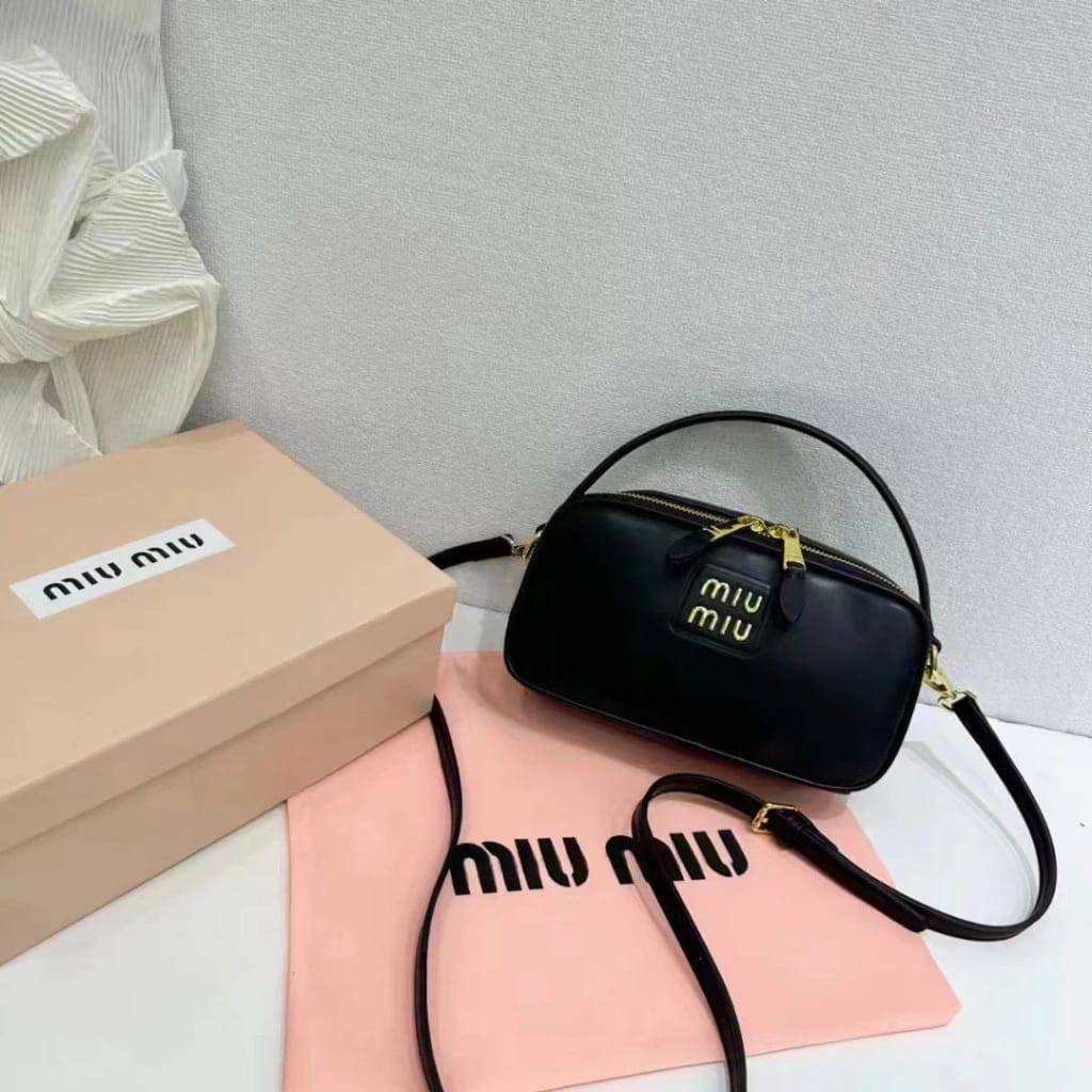 Elegant Dual-Zip Mini Handbag